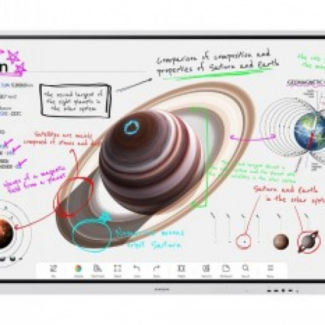 SAMSUNG 75" FLIP PRO WM75B DIGITAL FLIPBOARD,UHD,TOUCH