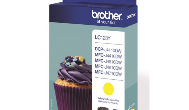 BROTHER LC-123Y TONER YELLOW 600P