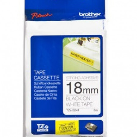 BROTHER TZES241 18 BLACK ON WHITE STR. A