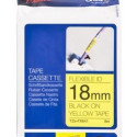 Brother etiketirpinteri lint 18mm TZEFX641, yellow flex