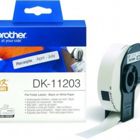 BROTHER DK11203 FILE FOLDER LABELS