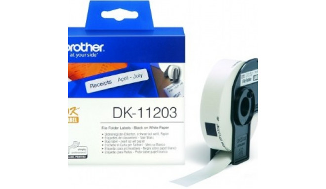 BROTHER DK11203 FILE FOLDER LABELS