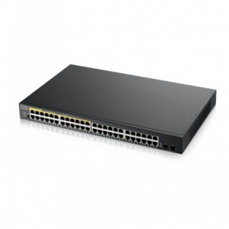 ZYXEL GS1900-48HP V2, 48-PORT GBE L2 SMART SWITCH, 170 WATT RACKMOUNT (5Y WARRANTY)