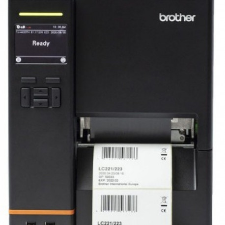 BROTHER TJ-4420TN 4-INCH INDUSTRIAL HIGH VOLUME LABEL PRINTER, 203 DPI, 14 IPS, USB, SERIAL, LAN + U