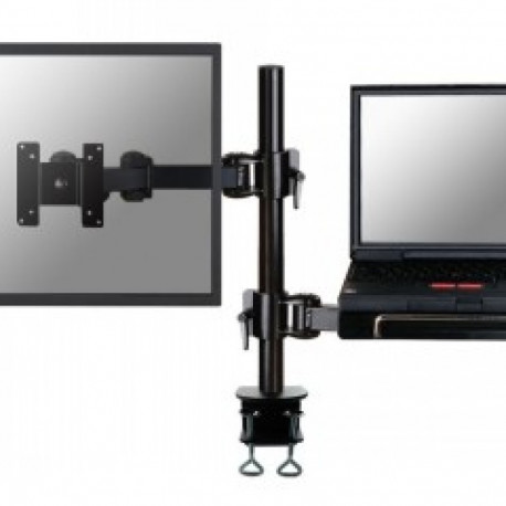 NEWSTAR FLAT SCREEN & NOTEBOOK DESK MOUNT (CLAMP)  10-27" BLACK