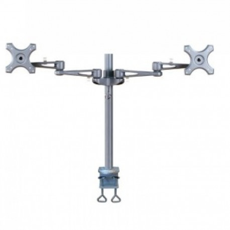NEWSTAR FLAT SCREEN DESK MOUNT (CLAMP)  10-27" SILVER