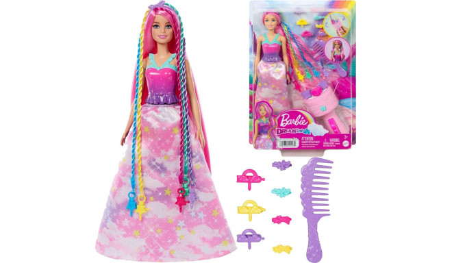 Barbie Doll Mattel Princess Curly Highlights Doll HNJ06