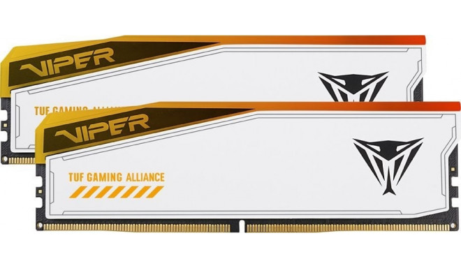 Patriot Viper Elite 5 RGB TUF Gaming Alliance operatiivmälu, DDR5, 32 GB, 6600MHz, CL34 (PVER532G66C