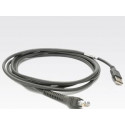 Motorola USB-A - USB-B USB Cable 2.1 m Gray (