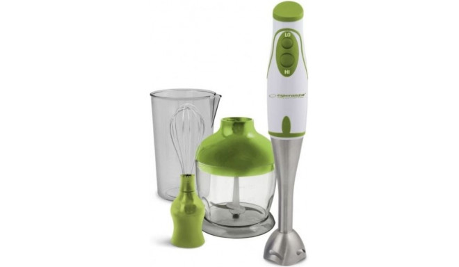 ESPERANZA EKM003G käeshoitav blender Pesto 450W roostevabast terasest varras täiskomplekt