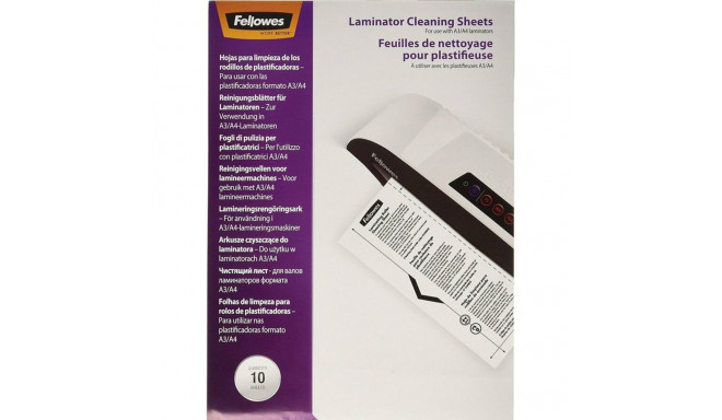 Cleaning sheet for laminator FELLOWES 10 sheets