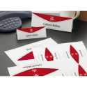 Name tag card AVERY ZWECKFORM 110x40mm 185g with microperf. 25 sheets matte white