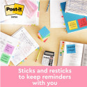 Märkmekuup 76x76mm POST-IT 2028G rohelised pastelltoonid 450 lehte