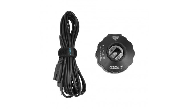Nanlite adapter E27 magnetalusega