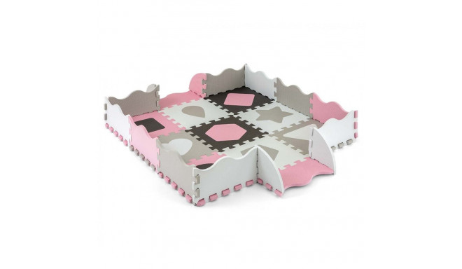 Foam playmat puzzle Jolly Pink Grey