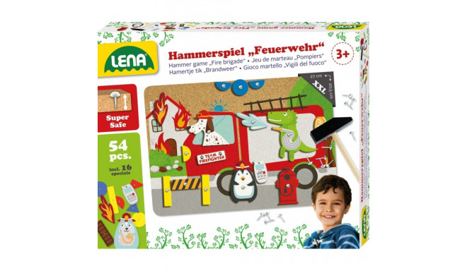 Hammer & Nail Set Fire truck