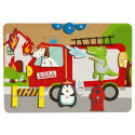 Hammer & Nail Set Fire truck
