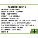 Blocks Historical Collection WWII Panzer III Ausf. J 590 blocks