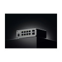 TSW210 Switch 2xSFP 8xPoE+ 8xGbE DIN RAIL Back Panel