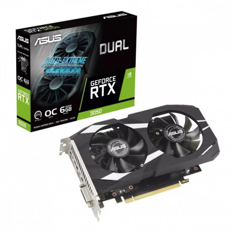 GeForce RTX 3050 DUAL OC graafikakaart 6GB GDDR6 96bit DP/HDMI