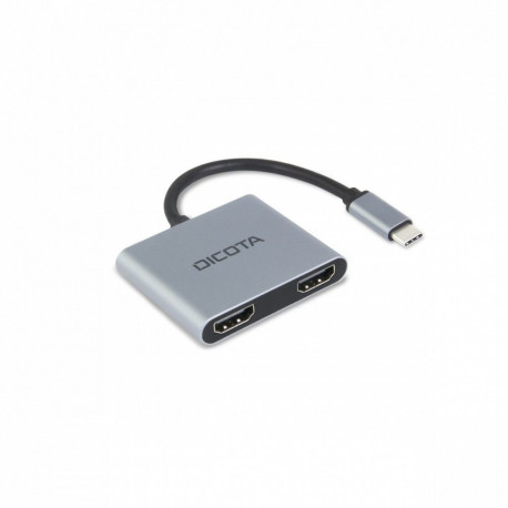 USB-C 4-ühes kaasaskantav dokk 4K 2xHDMI 100W PD