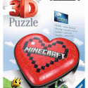 Puzzle 3D 54 elements Minecraft Heart