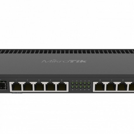 MikroTik Router xDSL 10xGbE PoE RB4011iGS+R