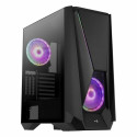 ATX Semi-tower Box Aerocool VISORBK LED RGB Black