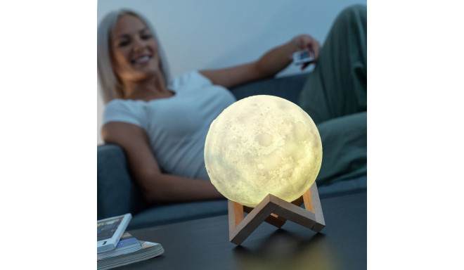 Laetav LED Kuu Lamp Moondy InnovaGoods