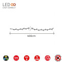 LED-tulede Pärg EDM Easy-Connect Mitmevärviline (4 m)