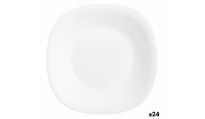 Duboki Tanjur Luminarc Carine Valge Klaas (Ø 23,5 cm) (24 Ühikut)