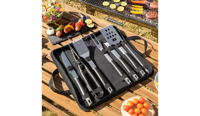 BBQ Utensils Kit with Case BBSet InnovaGoods 12 Pieces