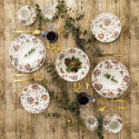 Deep Plate Queen´s By Churchill Jacobean Floral Ceramic China crockery 22,8 cm (6 Units)