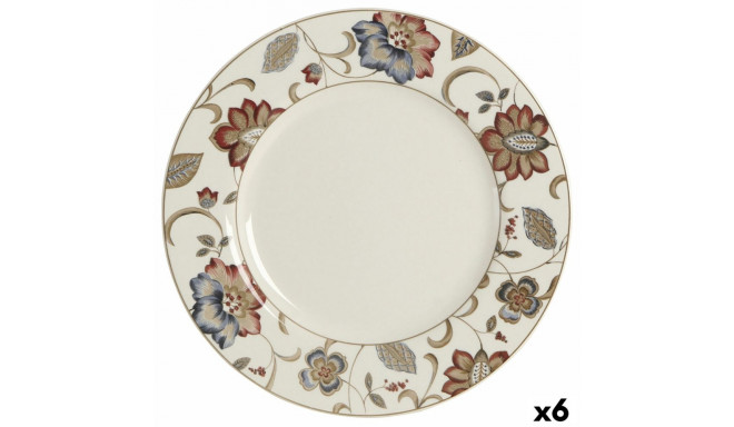 Flat plate Queen´s By Churchill Jacobean Floral Ø 27,3 cm Ceramic China crockery (6 Units)