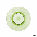 Dessert dish Quid Viba 20 cm Green Plastic (12 Units) (Pack 12x)