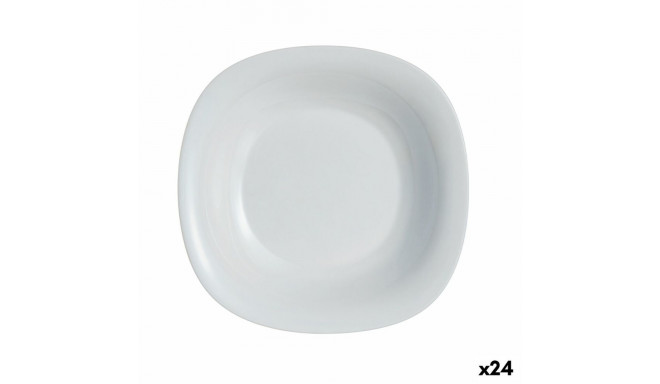 Deep Plate Luminarc Carine Granit Grey Glass Ø 21 cm (24 Units)