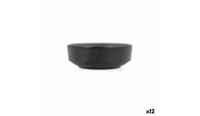 Snack Bowl Bidasoa Gio Grey Plastic 12,5 x 12,5 cm (12 Units)