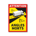 Наклейки EDM Angles Morts Грузовик 3 штук 17 x 25 cm