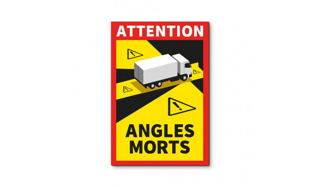 Наклейки EDM Angles Morts Грузовик 3 штук 17 x 25 cm