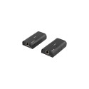 Deltaco HDMI-221 AV extender AV transmitter &amp; receiver Black