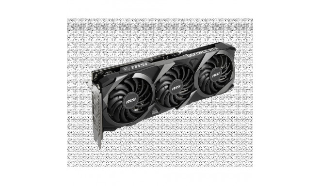 MSI GeForce RTX 3060 Ventus 3X OC 12GB GDDR6 graphics card ...