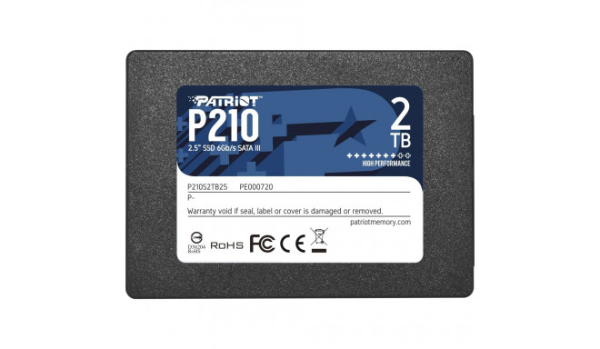 Patriot P210 2TB 2.5" SATA III SSD (P210S2TB25)