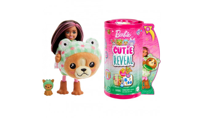 Barbie Doll Mattel Cutie Reveal Chelsea Frog Dog Series Animal Costumes HRK29