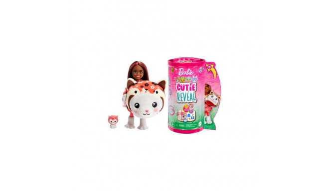 Barbie Mattel Cutie Reveal Chelsea Kitten-Red Panda doll (HRK28)
