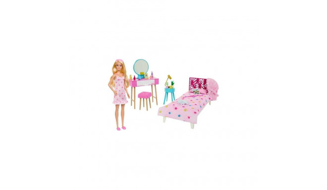Barbie Mattel Doll Set Bedroom (HPT55)
