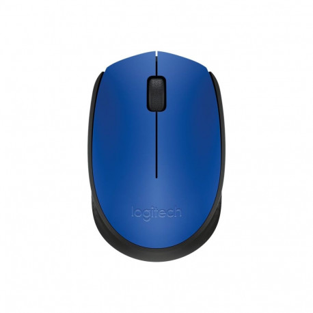 MOUSE COMP WIRELESS LOGITECH M171 BLUE