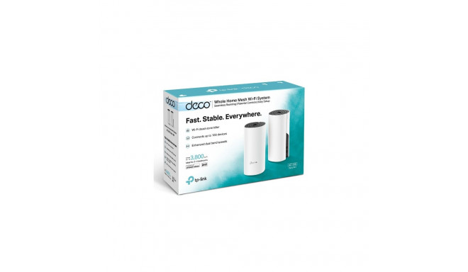 TP-Link Deco M4 AC1200 kogu kodu mesh Wi-Fi süsteem MU-MIMO, 2-pakk