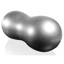 Gym Ball oval 84x36x36cm GYMSTIC 62003 silver