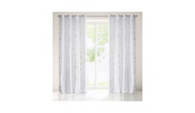 CURTAIN FEZA 140X250 WHITE RINGS D