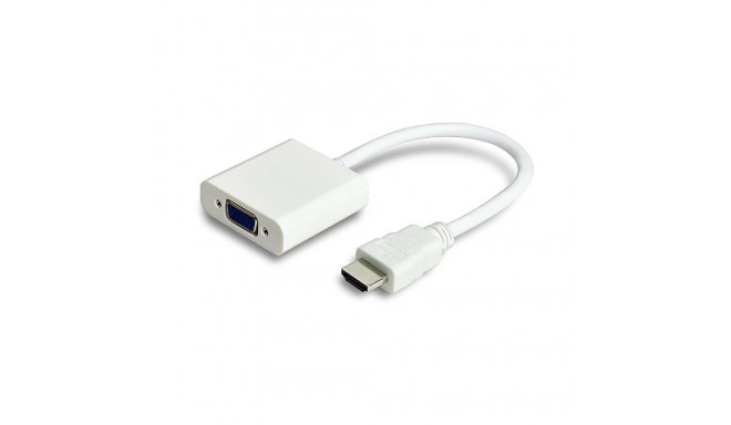 ADAPTER HDMI - VGA M/F, WHITE